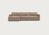 Nimbus II Left Hand Facing Chaise Corner Sofa Boucle Velvet Rocky