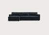 Nimbus II Left Hand Facing Chaise Corner Sofa Boucle Velvet Space