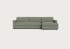 Nimbus II Right Hand Facing Chaise Corner Sofa Boucle Tweed Lapis