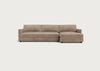 Nimbus II Right Hand Facing Chaise Corner Sofa Boucle Velvet Rocky