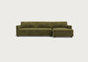 Nimbus II Right Hand Facing Chaise Corner Sofa Boucle Velvet Wilder