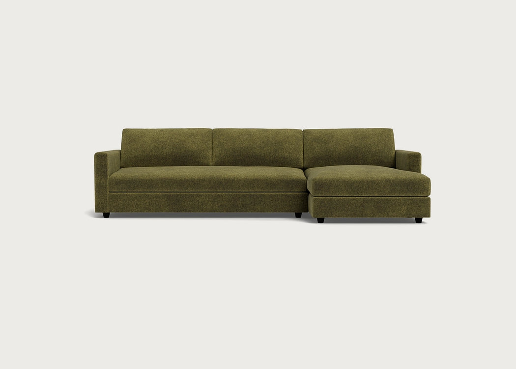 Nimbus II Right Hand Facing Chaise Corner Sofa Boucle Velvet Wilder