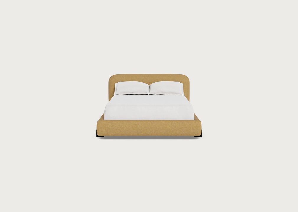 Nuvola Bed Double / Boucle Tweed Citrine / Black
