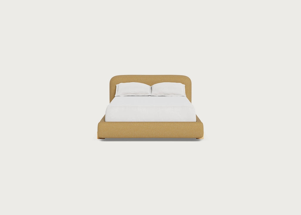 Nuvola Bed Double / Boucle Tweed Citrine / Natural