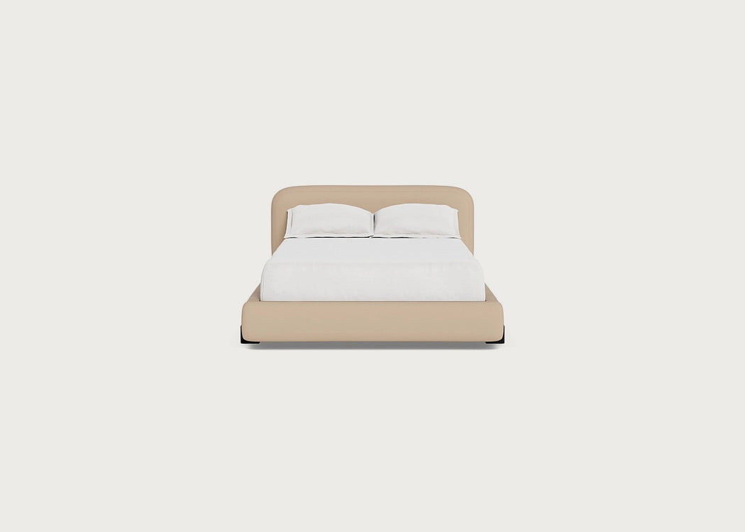 Nuvola Bed Double / Capelo Linen-Cotton Bamboo / Black