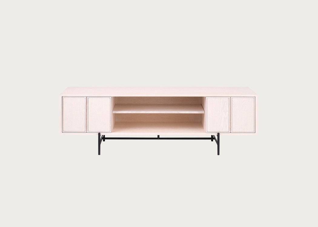 Canvas Media Unit Whitened Ash