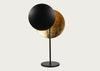 Eclisse LED Table Lamp Black & Gold Leaf