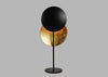 Eclisse LED Table Lamp Black & Gold Leaf