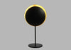 Eclisse LED Table Lamp Black & Gold Leaf