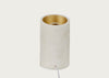 Eliot Uplighter Floor Lamp White Marble