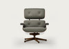 Eames Lounge Chair Contemporary Dimensions Cherry Natural / Premium Leather Khaki 58 / Polished Aluminium