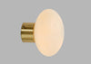 Ellipse LED Wall Light IP44 Brass
