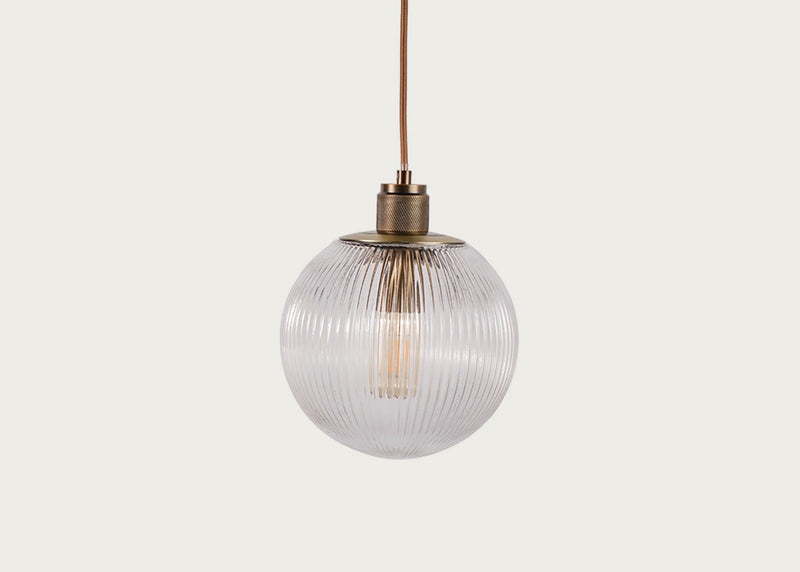 Mortimer Prismatic Globe Pendant Light