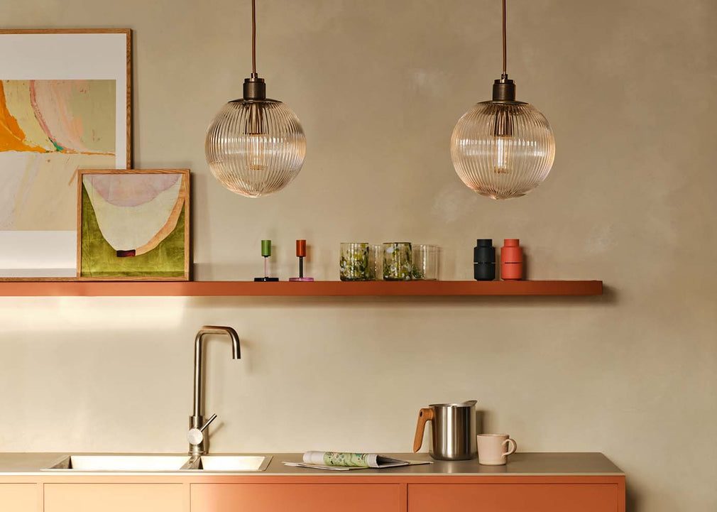 Mortimer Prismatic Globe Pendant Light