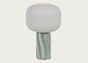 Opal Lantern Table Lamp Jadeite Marble