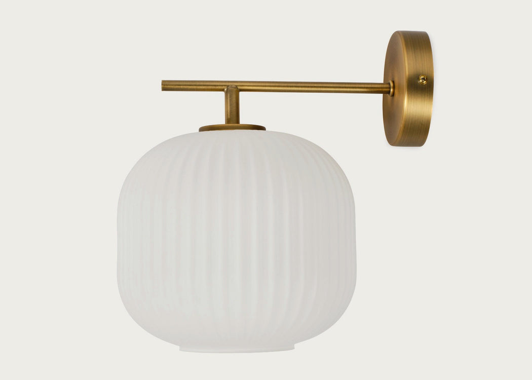 Opal Lantern Wall Light