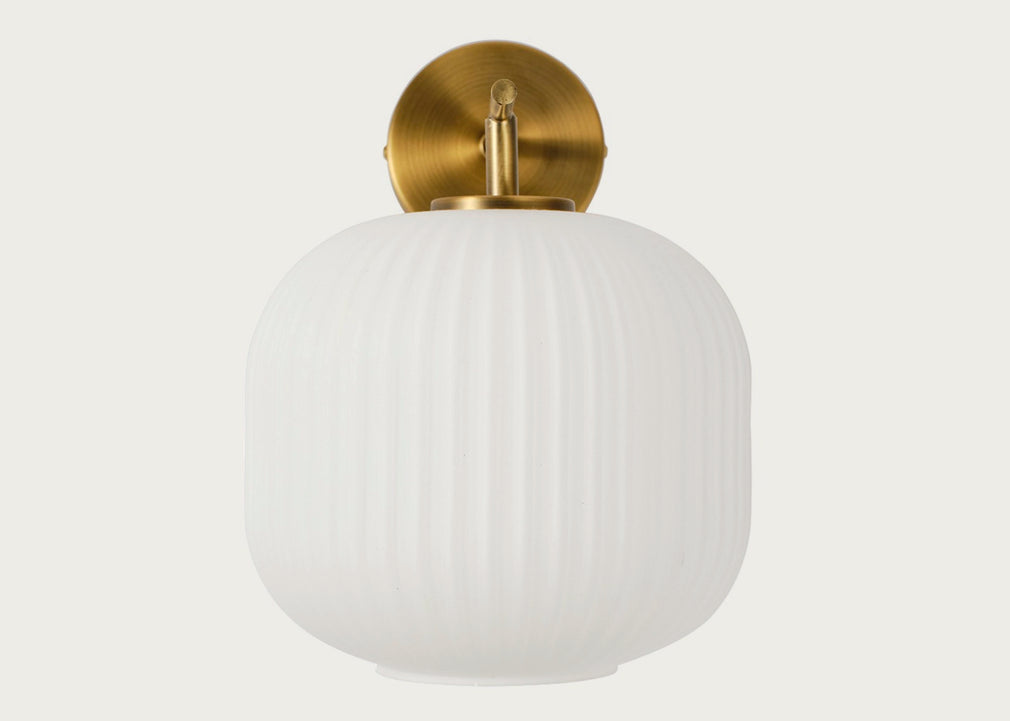 Opal Lantern Wall Light