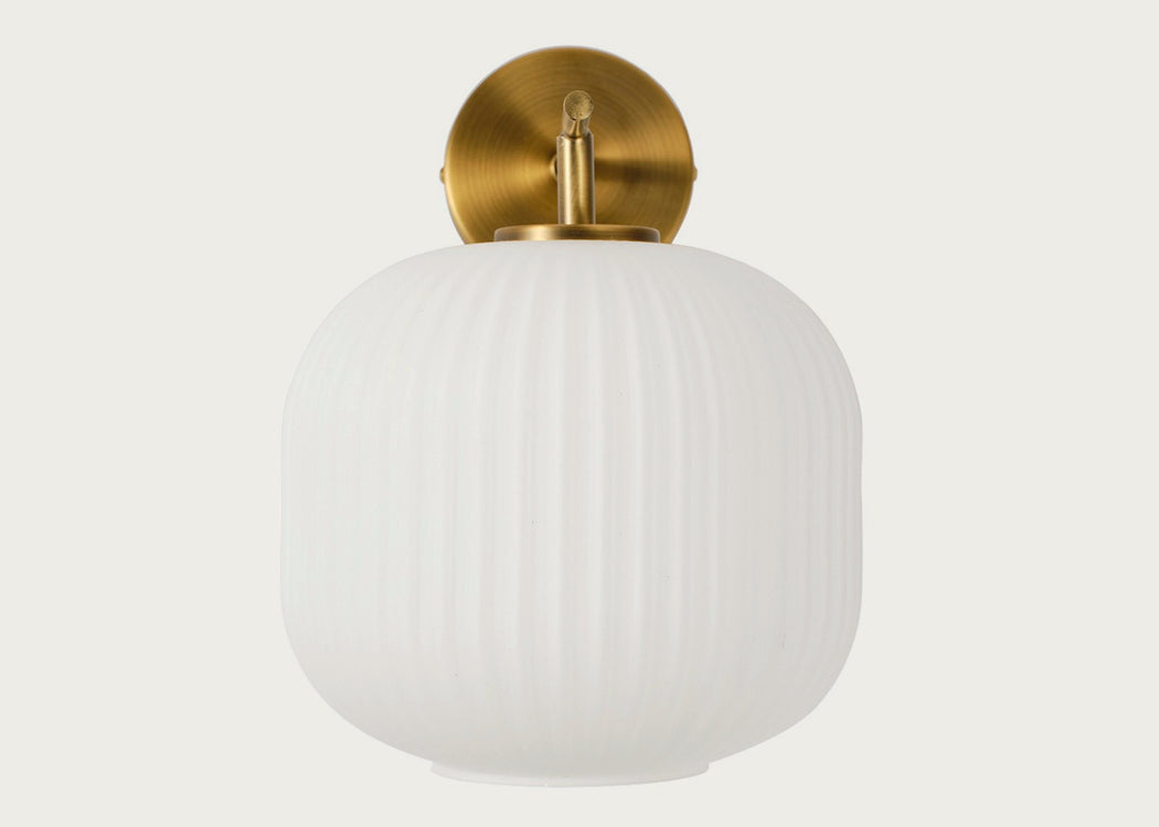 Opal Lantern Wall Light