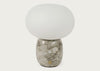 Pebble LED Portable Table Lamp Grey Marble