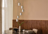 Reef Porcelain 6 Light Cluster Pendant