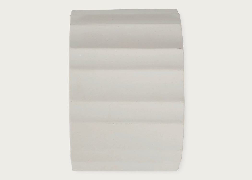 Scalloped Plaster Wall Light