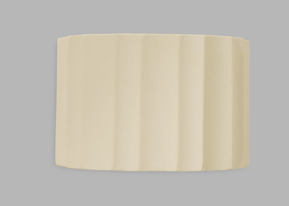 Scalloped Plaster Wall Light