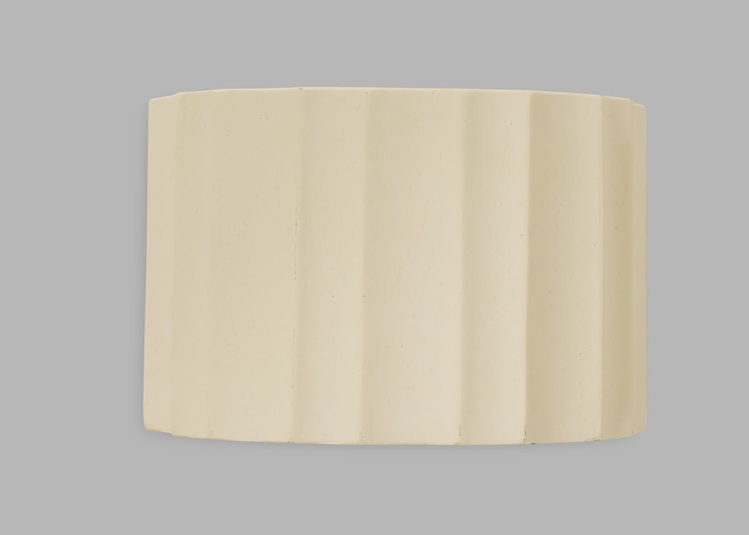 Scalloped Plaster Wall Light