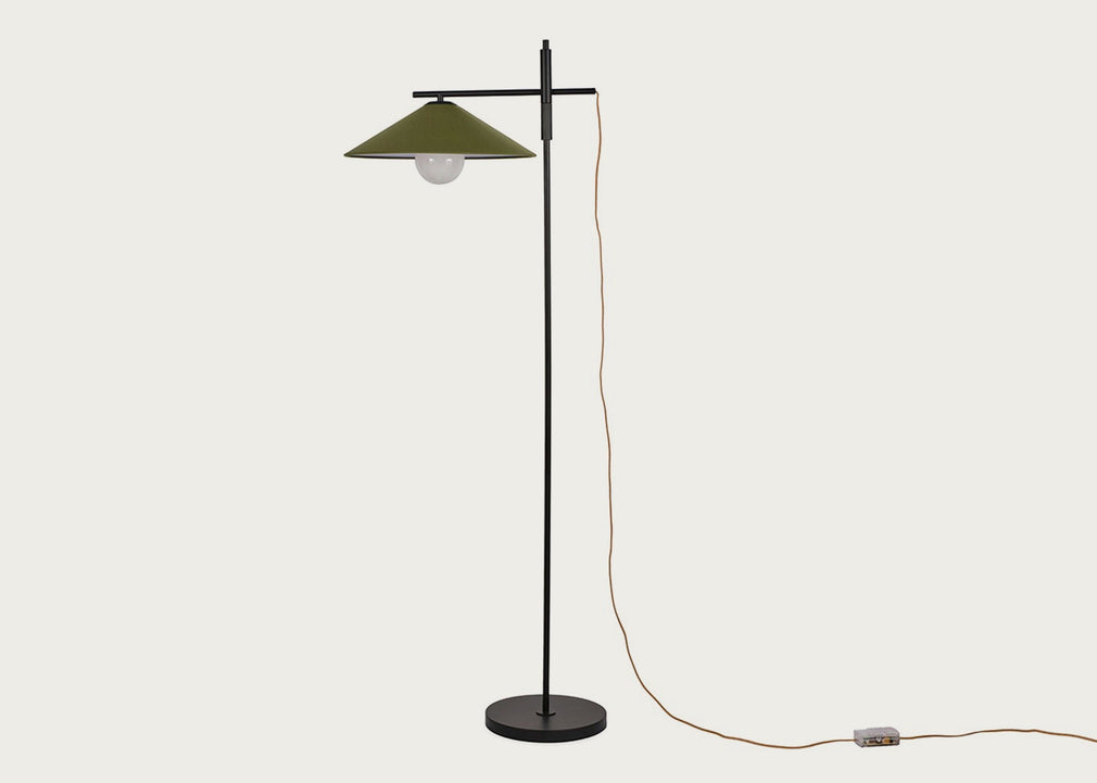 Armstrong Adjustable Floor Lamp Green