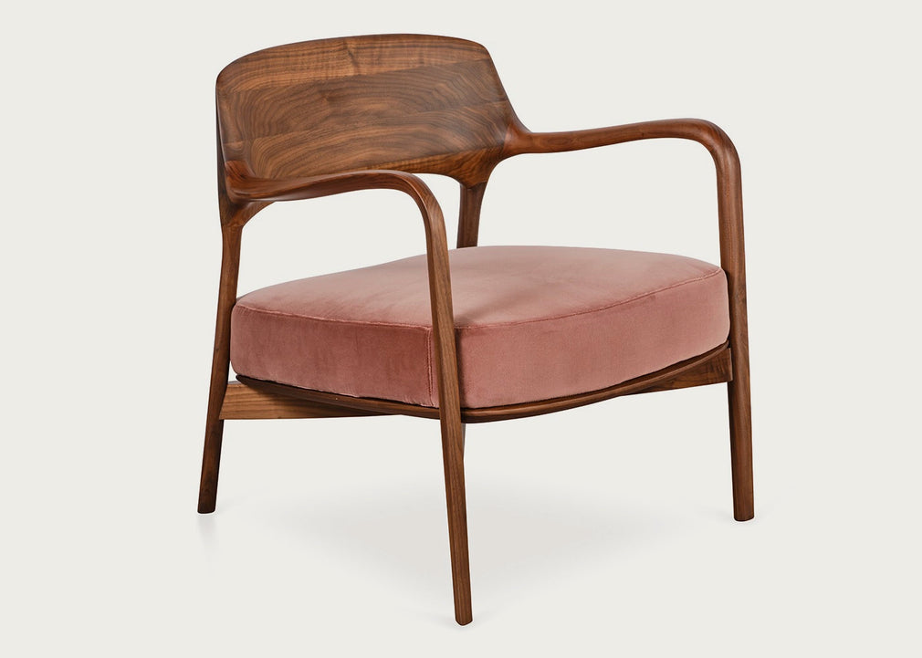 Louis Armchair Hikari 150 Pale Pink