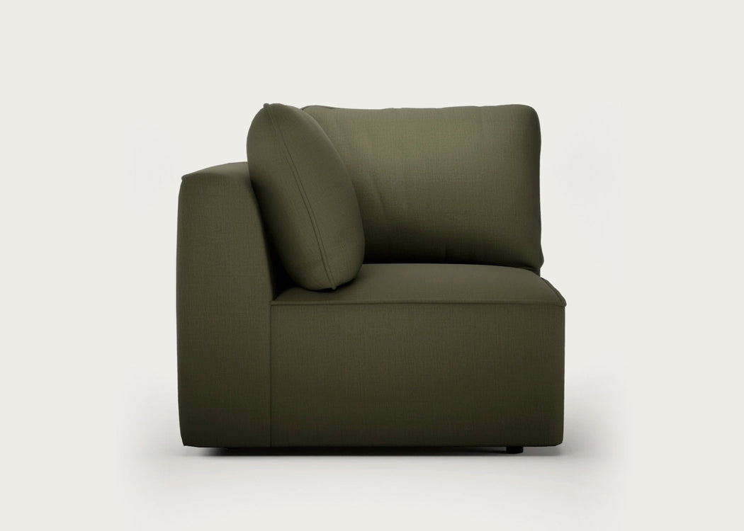 Morven Corner Unit Smart Cotton Linen Myrtle