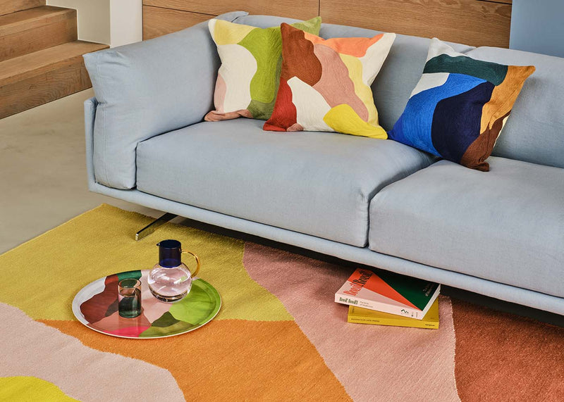 Heal's + Clare Dudeney Cushion Green