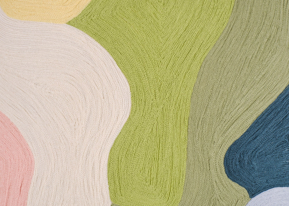Heal's + Clare Dudeney Cushion Green