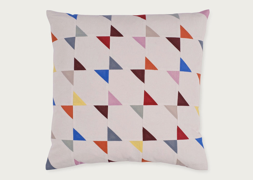 Patchwork Cushion Yellow 45 x 45cm