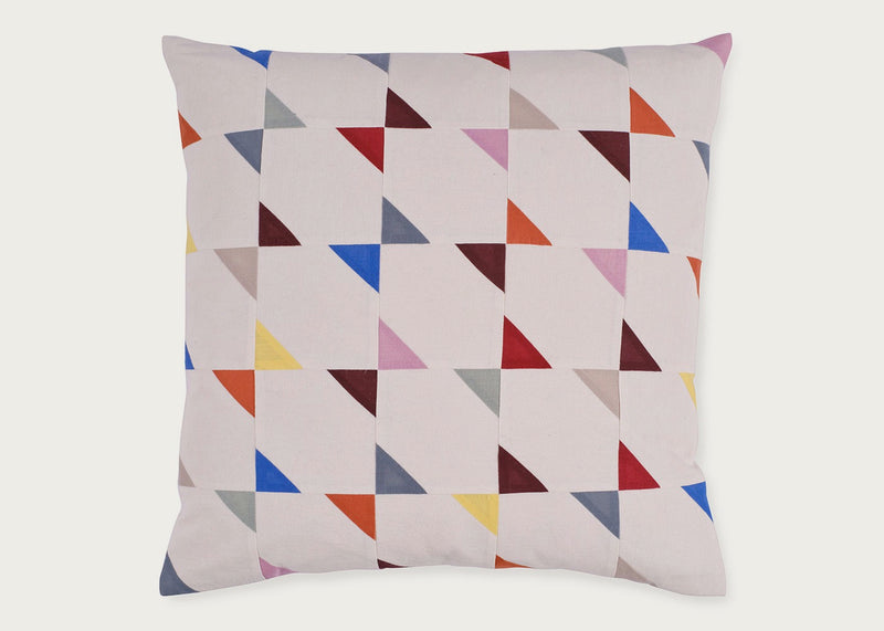 Patchwork Cushion Yellow 45 x 45cm