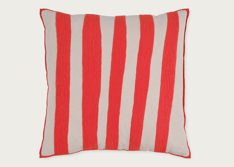 Heal's + L.F.Markey Stripe Cushion Orange