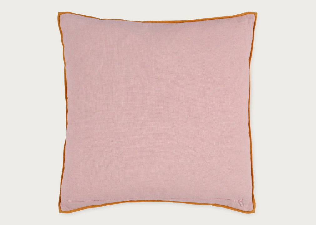 Heal's + L.F.Markey Cushion Pink & Ochre