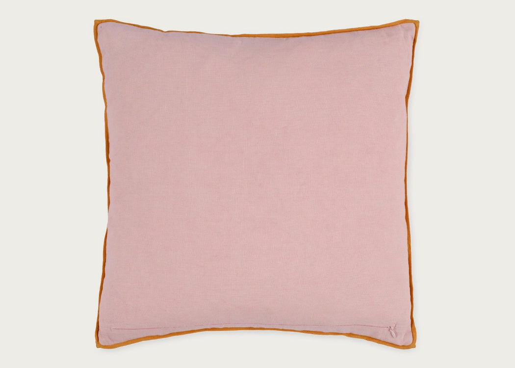 Heal's + L.F.Markey Cushion Pink & Ochre