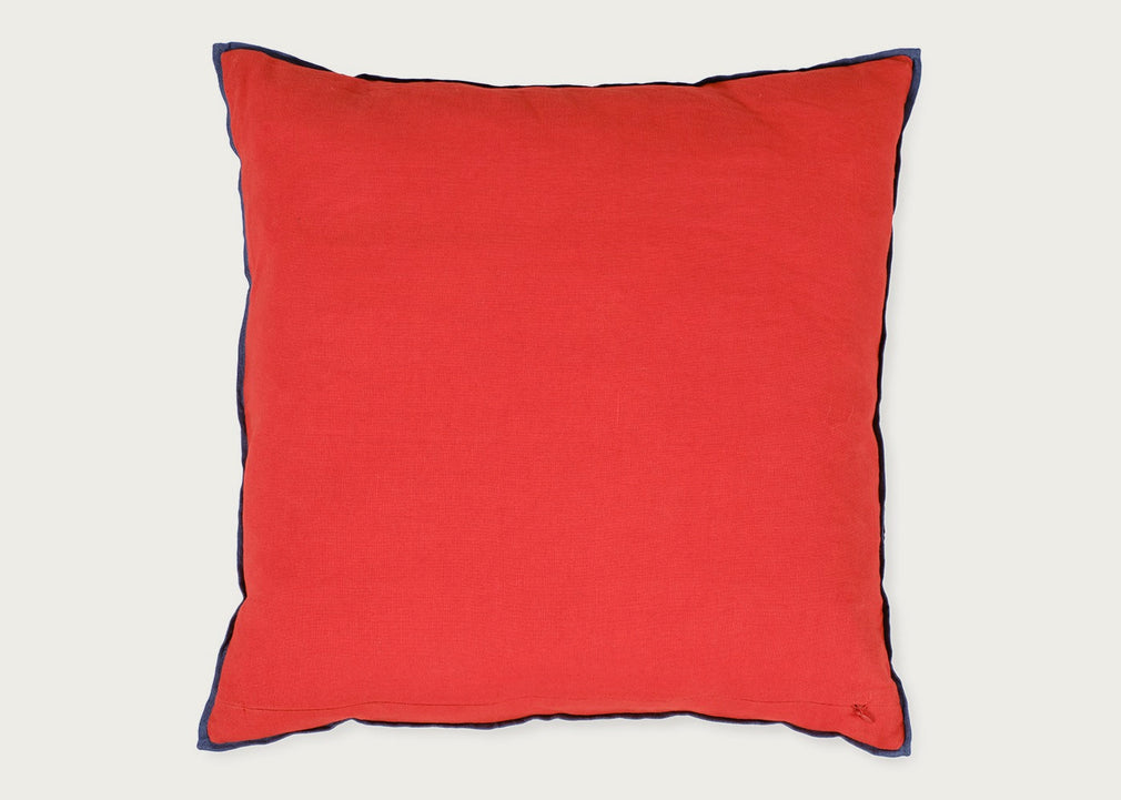 Heal's + L.F.Markey Cushion Blue & Orange