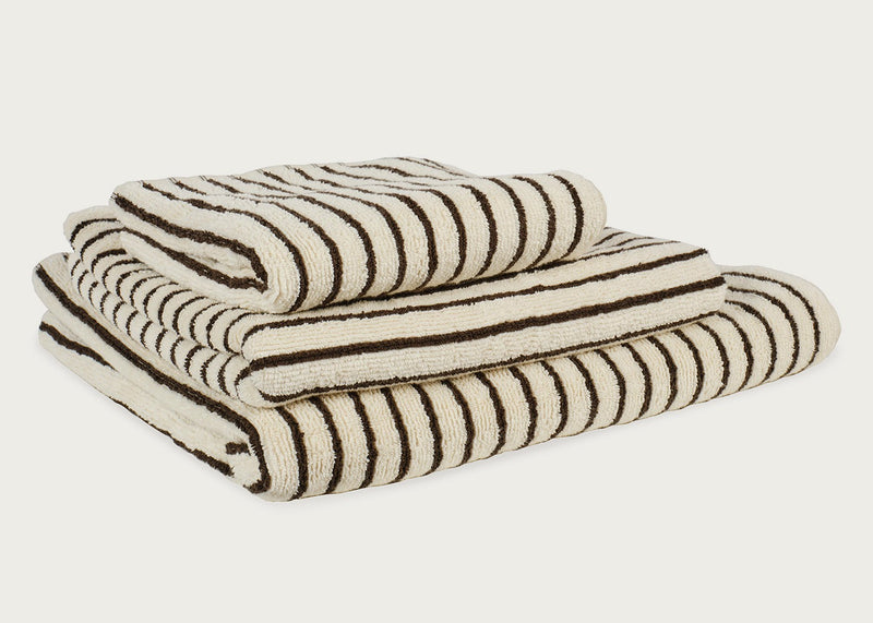 Organic Stripe Towel Bath Towel