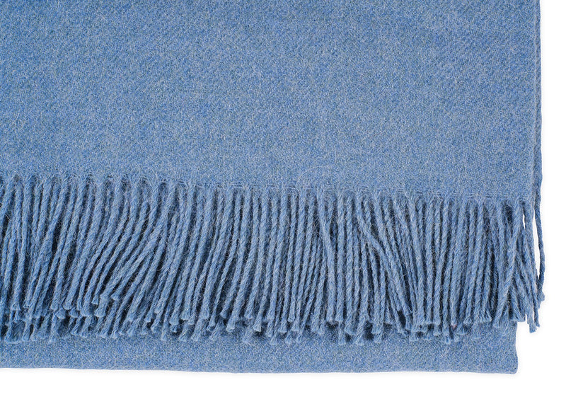 Pure Alpaca Throw Turquoise