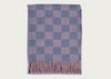 Pure Alpaca Throw Blue Check