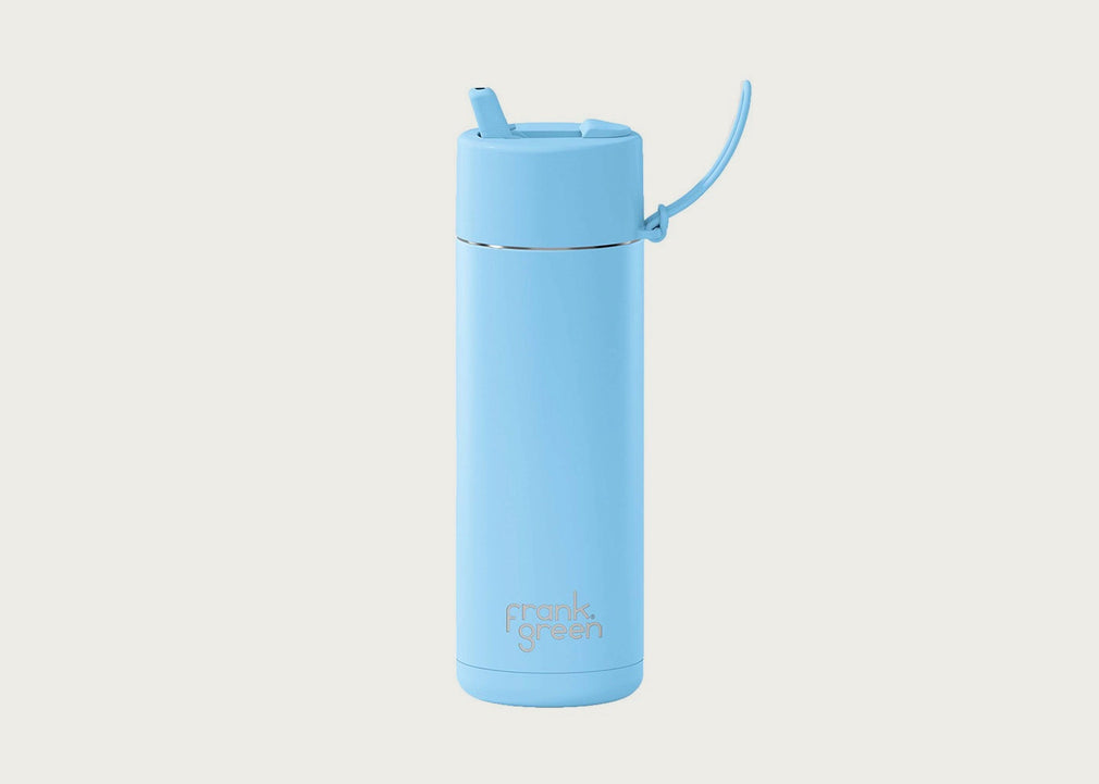 Ceramic Reusable Bottle 595ml Sky Blue