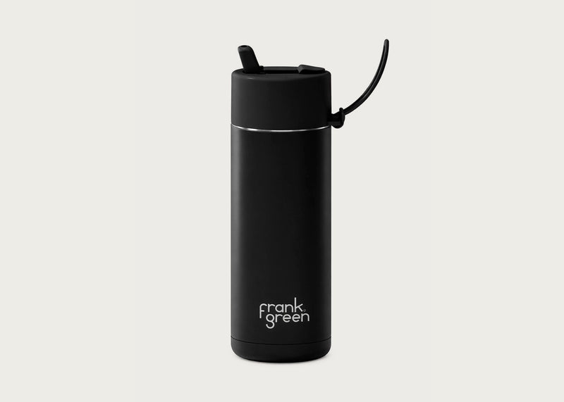 Ceramic Reusable Bottle 595ml Midnight