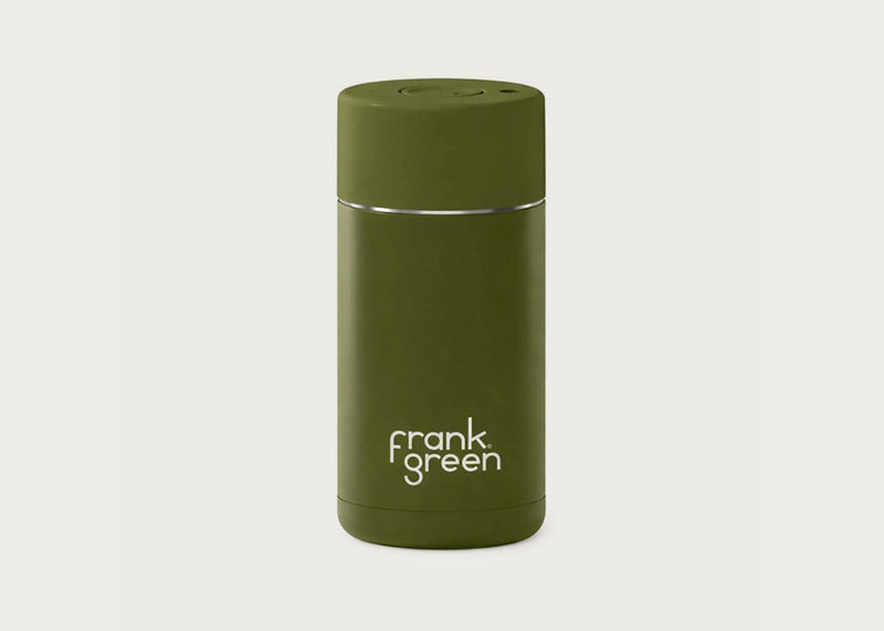 Ceramic Reusable Cup 355ml Khaki