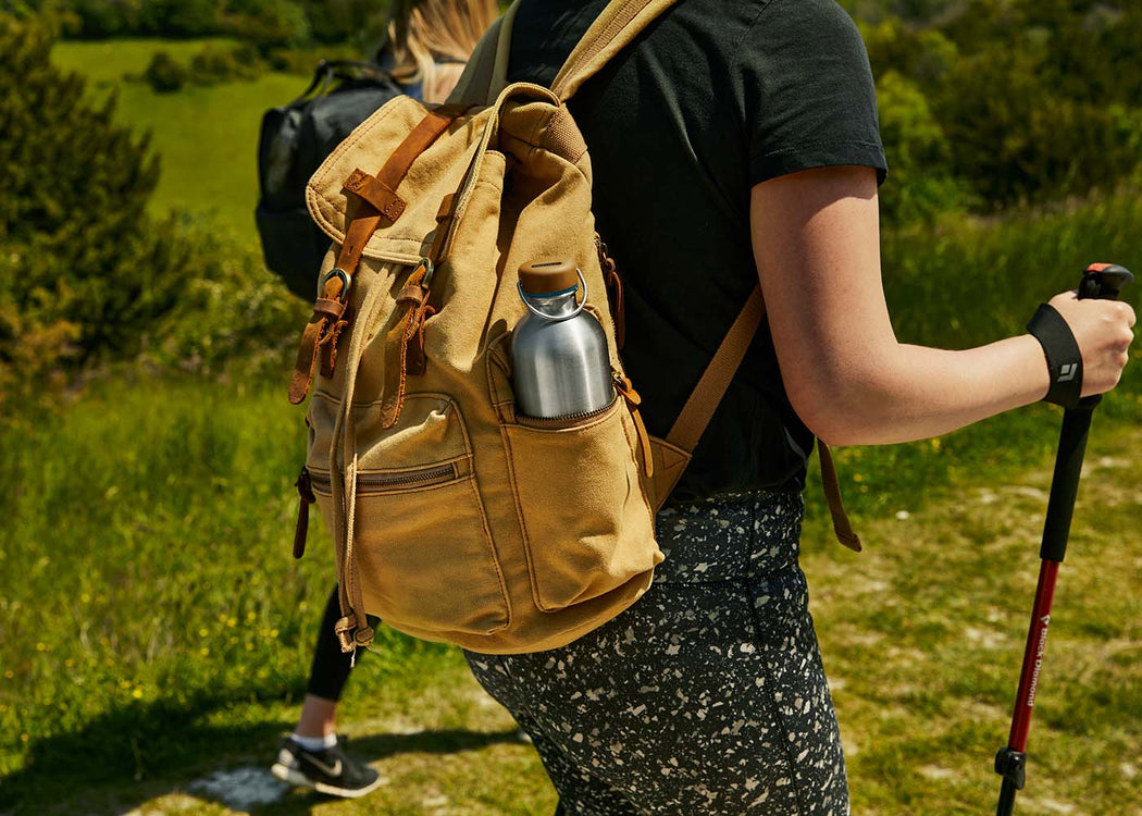 Steel Single Wall Water Bottle 500ml Olive