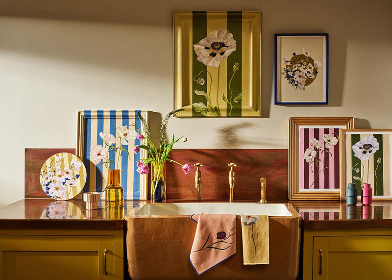 Heal's + Nay Bellamy Striped Anemone Placemat