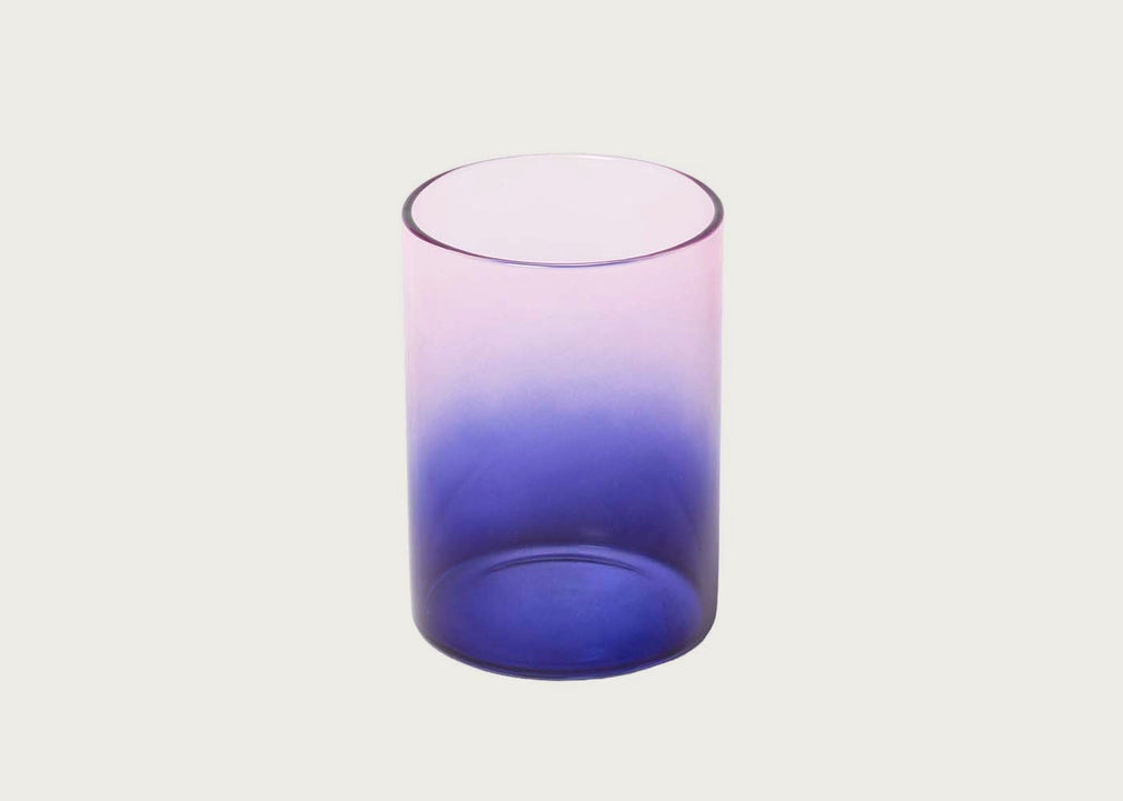 Block Two Tone Glasses Pink & Blue Set of 2