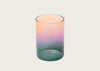 Block Three Tone Glasses Teal & Lilac Set of 2