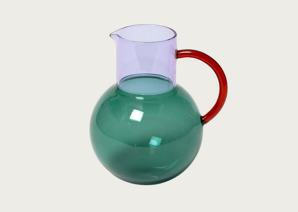 Block Jug Green & Blue