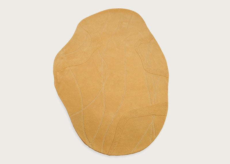 Pebble Rug Mustard 200cm x 300cm